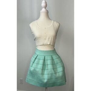Windsor mint‎ pleated skirt
